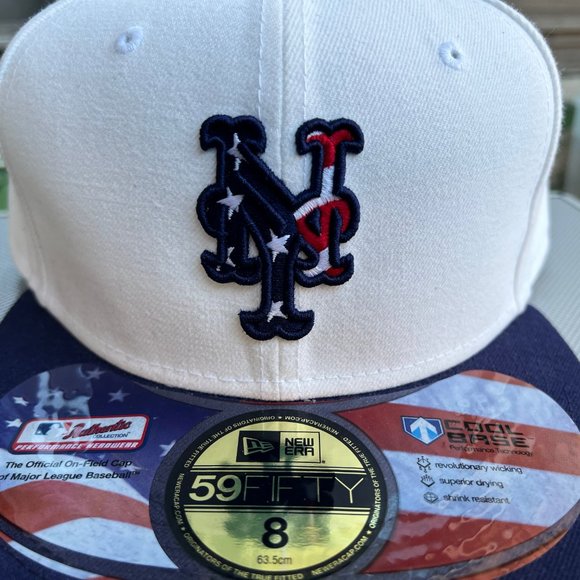 New Era MLB New York Mets “Independence DayMr. Met" fitted size 8 - Picture 2 of 7